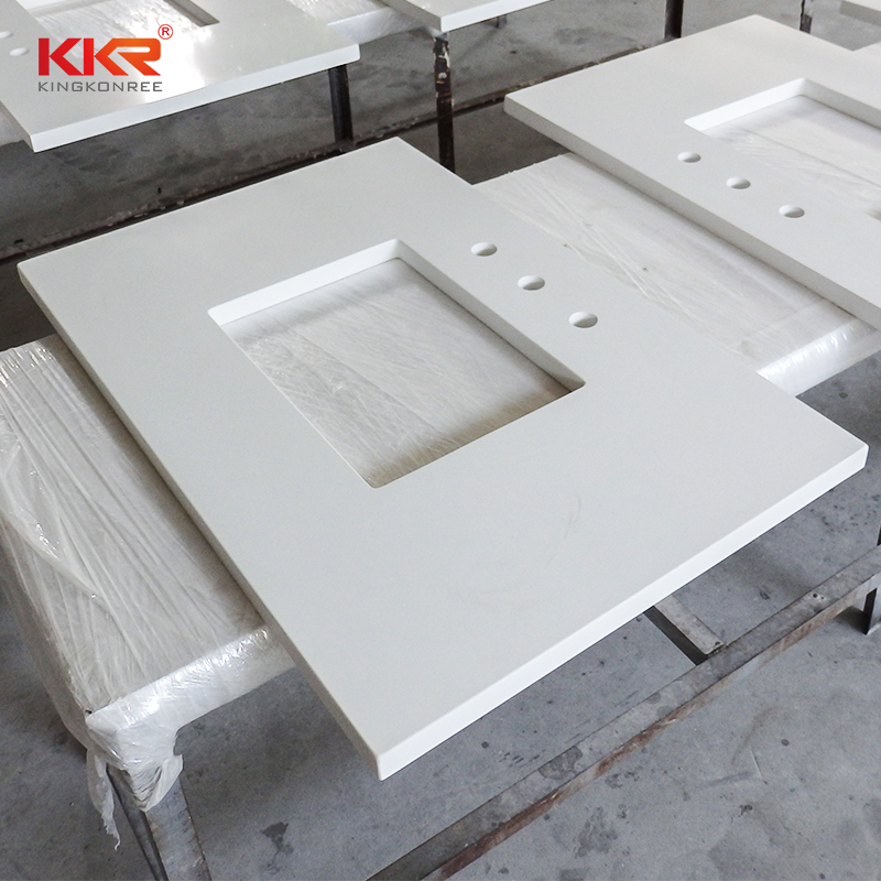KKR Stone artificial bathroom countertops China for worktops-1