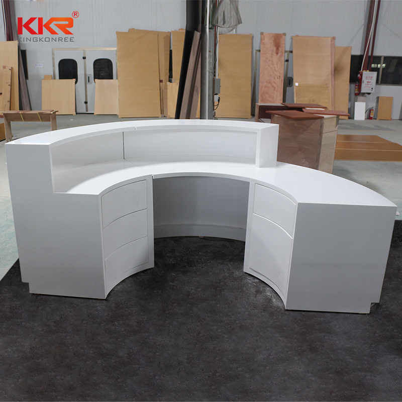 KKR Solid Surface office counter factory for sale-2