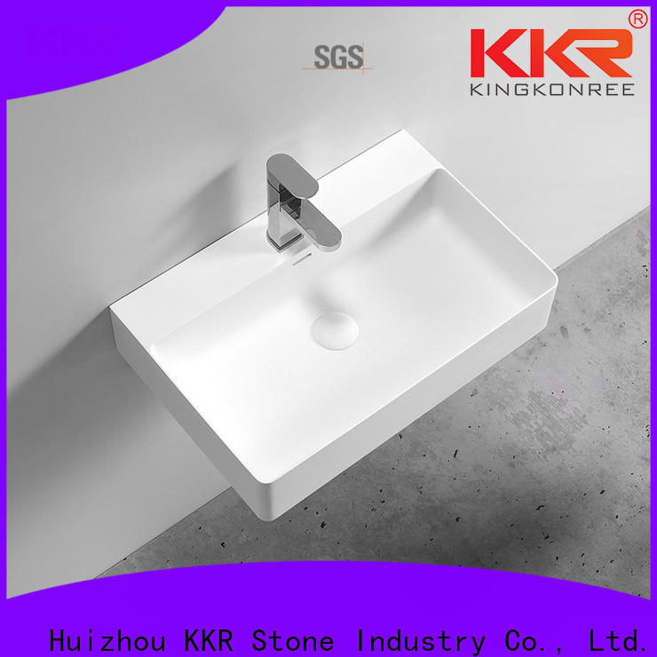 modern solid surface wash basin vendor for worktops