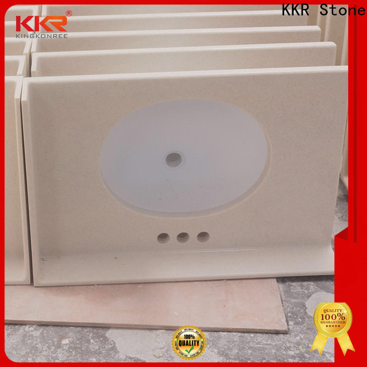 KKR Stone top solid surface countertop  supply for table tops