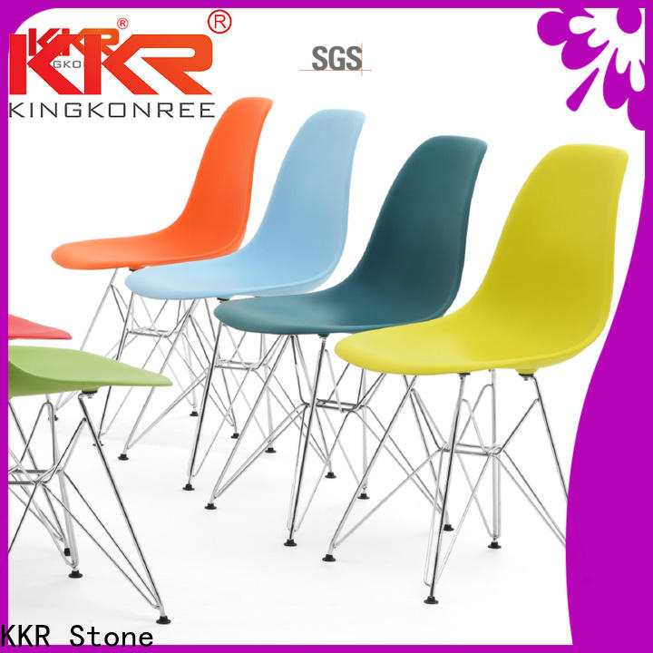 KKR Stone options clear plastic chair supplier for garden