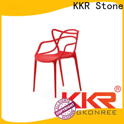 KKR Stone fine- quality modern plastic chairs supplier for outdoor