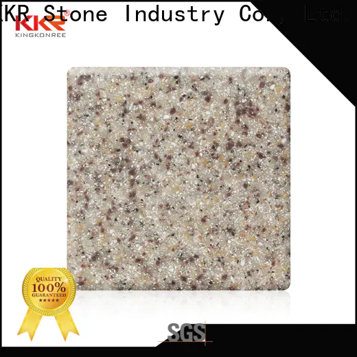 KKR Stone newly solid surface factory superior stain for worktops