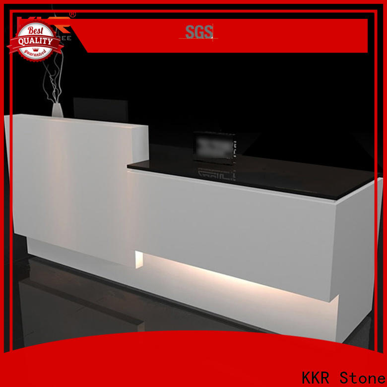 modern reception desk countertop quality in special shapes for table tops