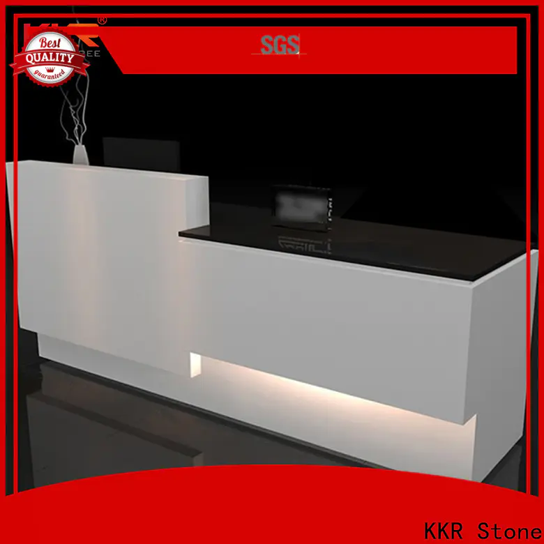 modern reception desk countertop quality in special shapes for table tops