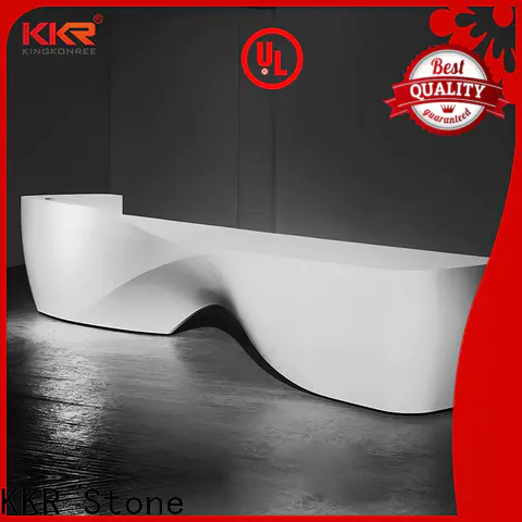 KKR Stone custom-made solid surface desk supplier for entertainment