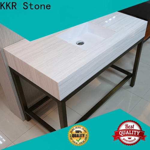 KKR Stone pattern bathroom countertops  supply for worktops