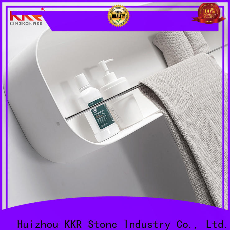 KKR Stone clear wall shelves in different shape for home