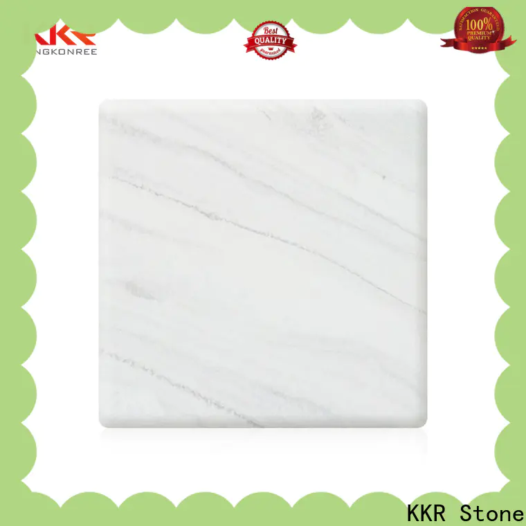 KKR Stone radiation free marble solid surface supply for school building
