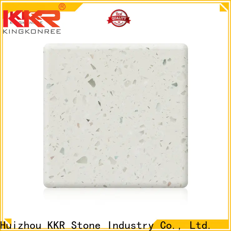 KKR Stone easily repairable modified acrylic solid surface superior chemical resistance for kitchen tops