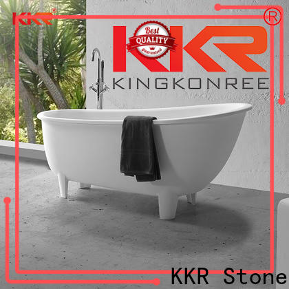KKR Stone acrylic free standing bath tubs supply for school building