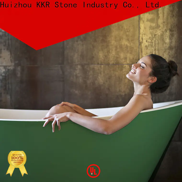 KKR Stone solid surface shower pan  manufacturer for early education