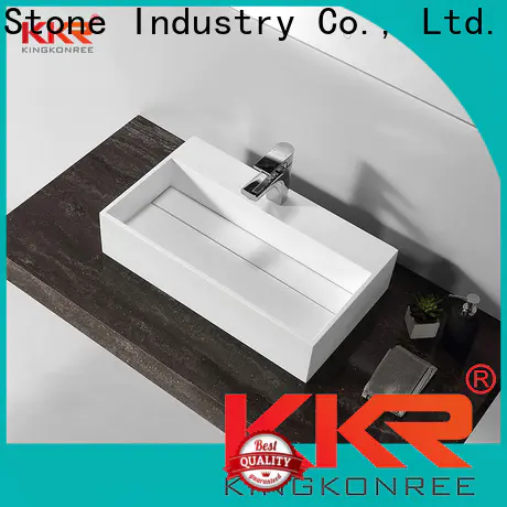 KKR Stone corian kitchen sinks bulk production for worktops