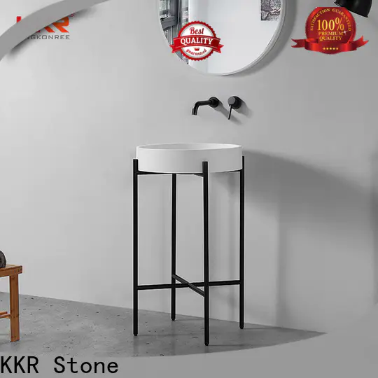 KKR Stone solid surface wash basin in good performance for kitchen tops
