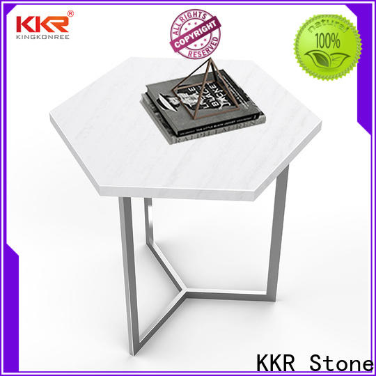 artificial stone dining table marble
