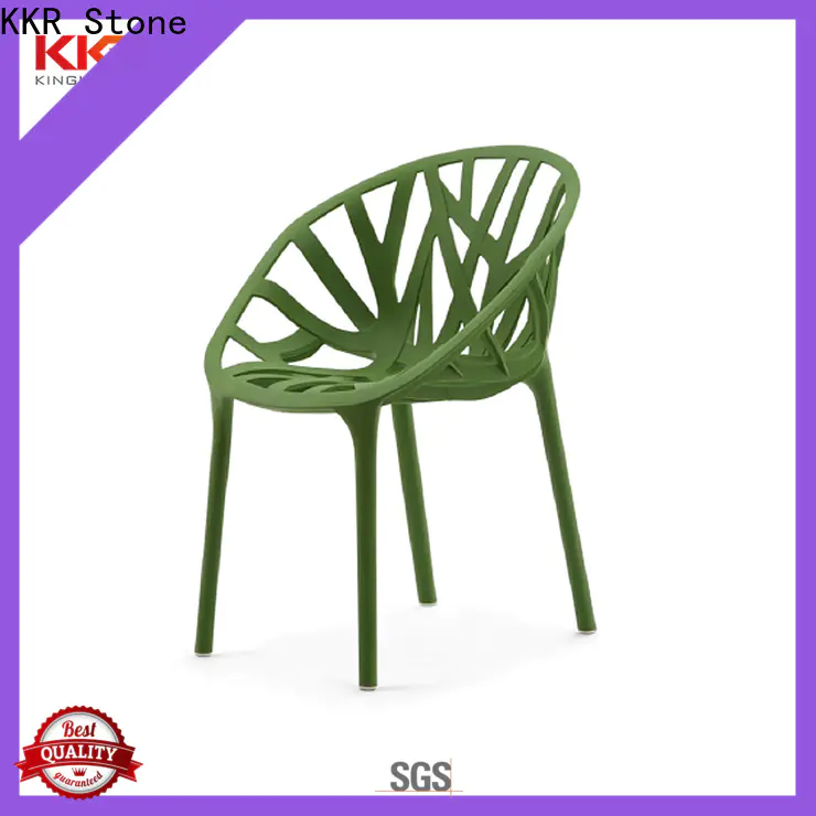 KKR Stone high-quality clear plastic chair long-term-use for kitchen