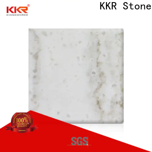 KKR Stone high strength solid surface slab factory for bar table