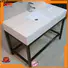 good Quality solid surface bathroom countertops sink in-green for worktops