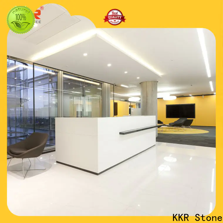 KKR Stone office reception desk countertop certifications for home