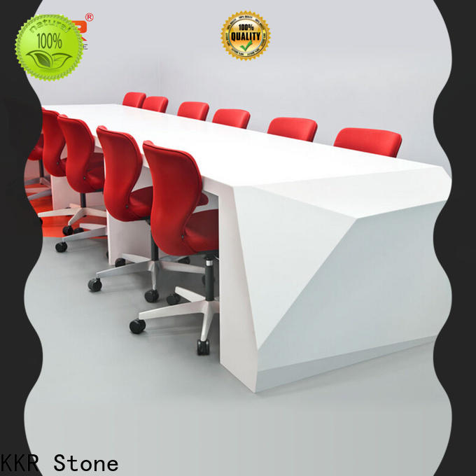 KKR Stone pure acrylic office furniture free design for early education