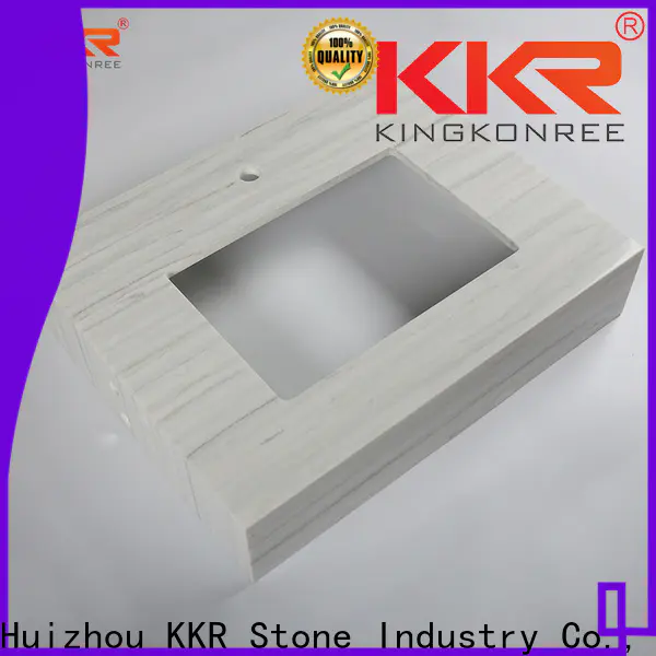 KKR Stone pattern vanity top bathroom supplier for kitchen tops