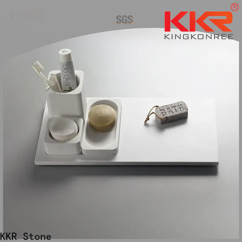 KKR Stone double Sink bathroom stool for hotel