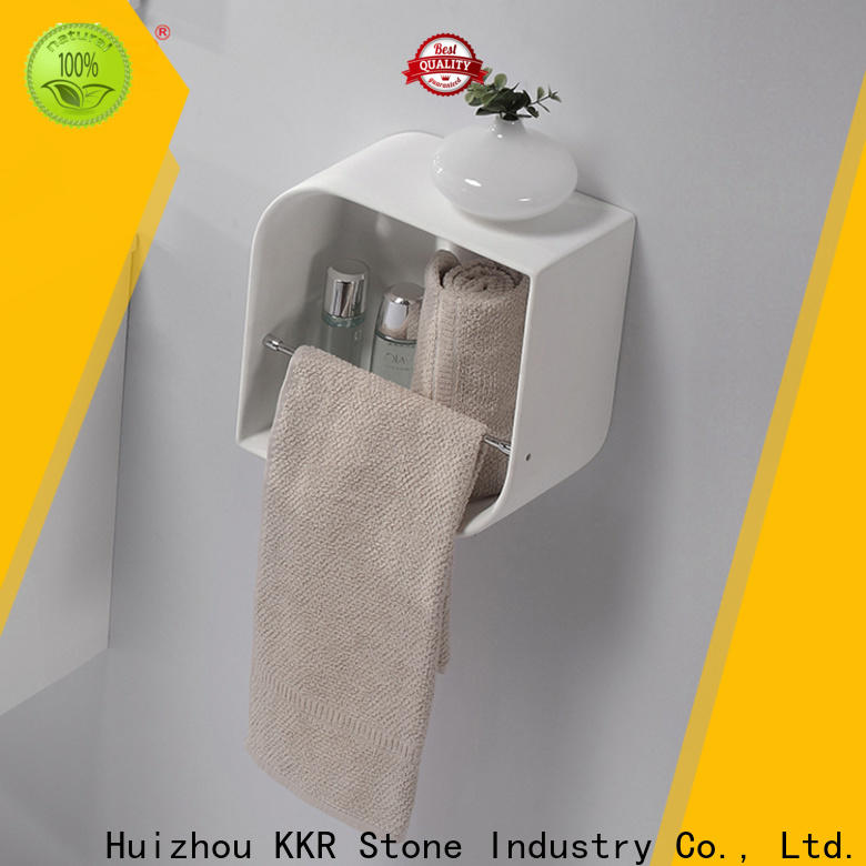 KKR Stone solid Surface acrylic bathroom shelf inquire now for home