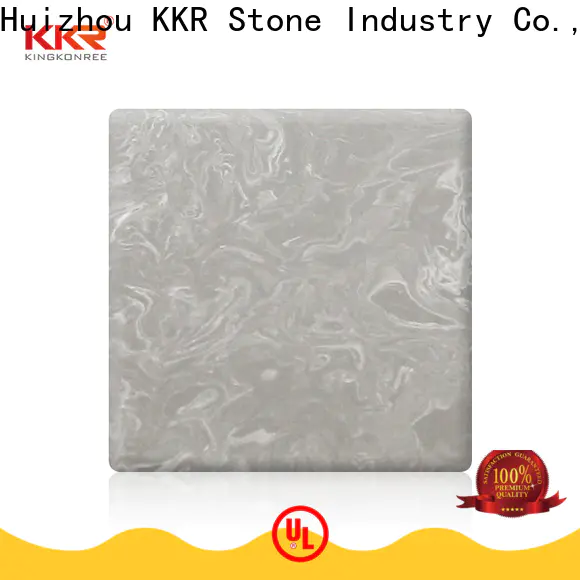 KKR Stone pattern solid surface slab for school building