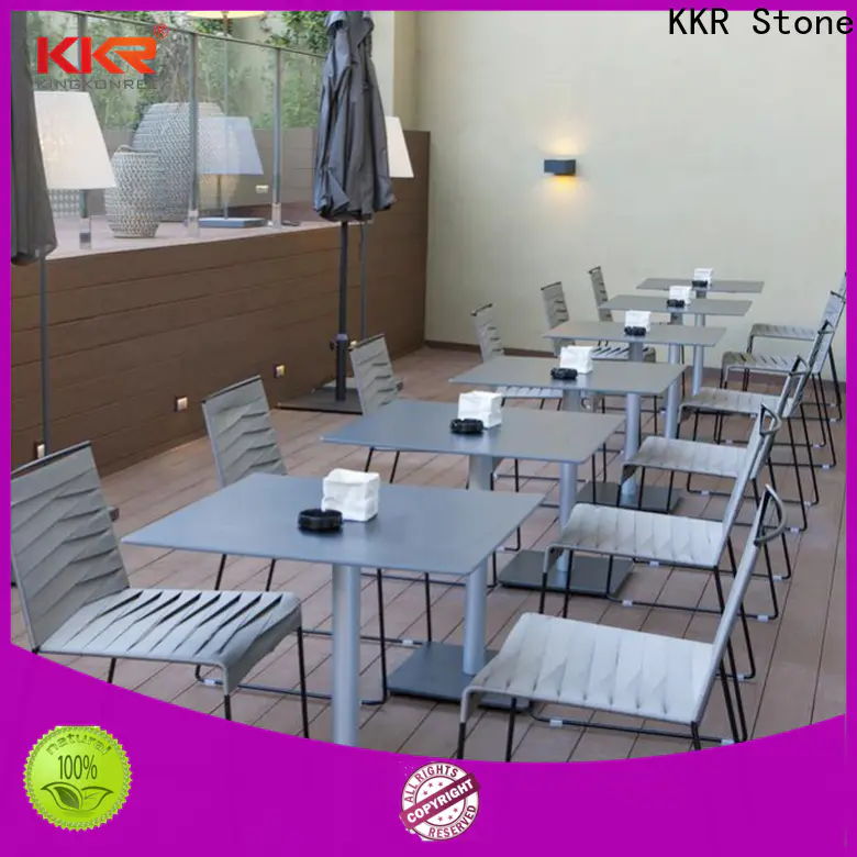 KKR Stone acrylic artificial stone dining table