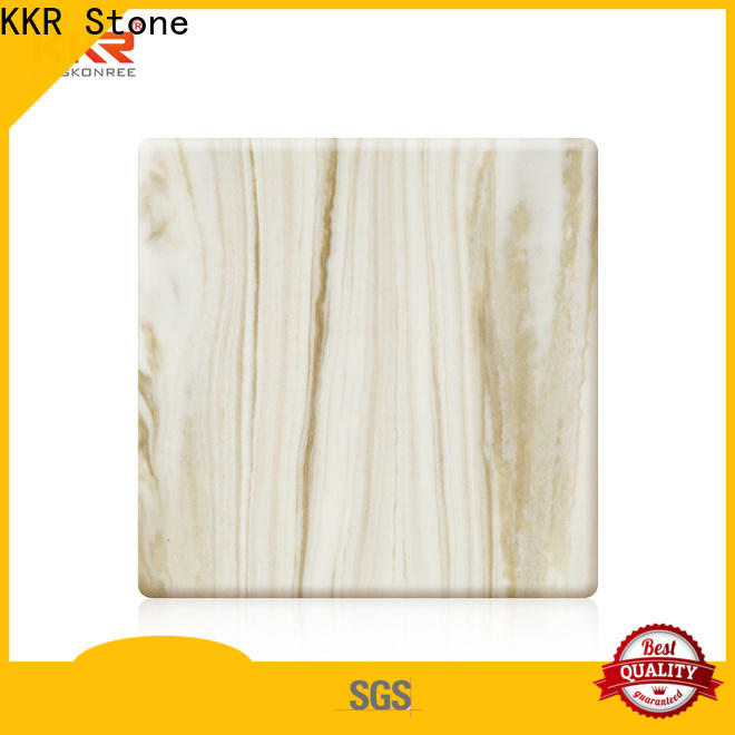 KKR Stone solid solid surface slab effectively for home