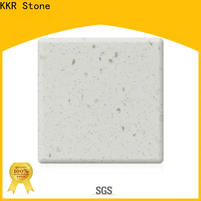 KKR Stone newly solid surface factory superior chemical resistance for bar table
