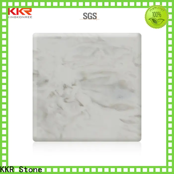 KKR Stone sheet corian solid surface sheet supply for early education