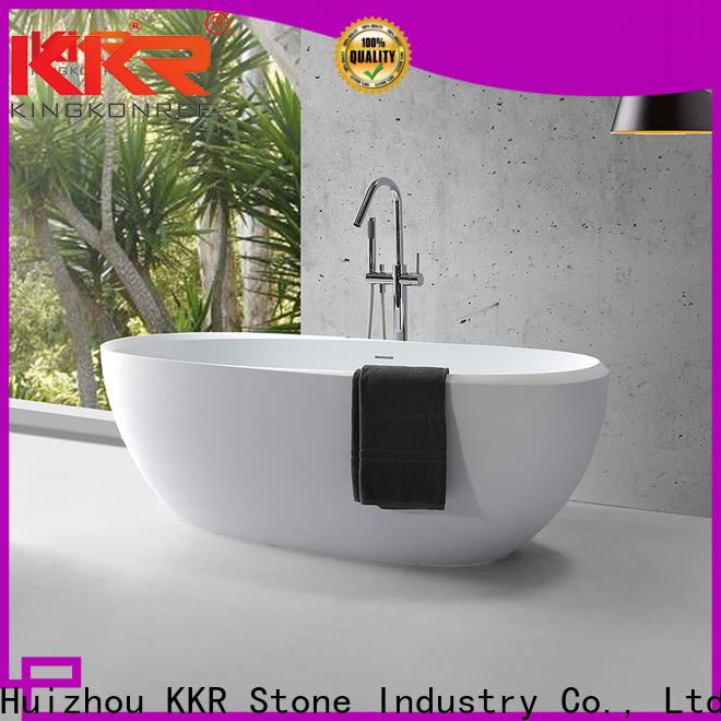 KKR Stone free standing tub from China for home