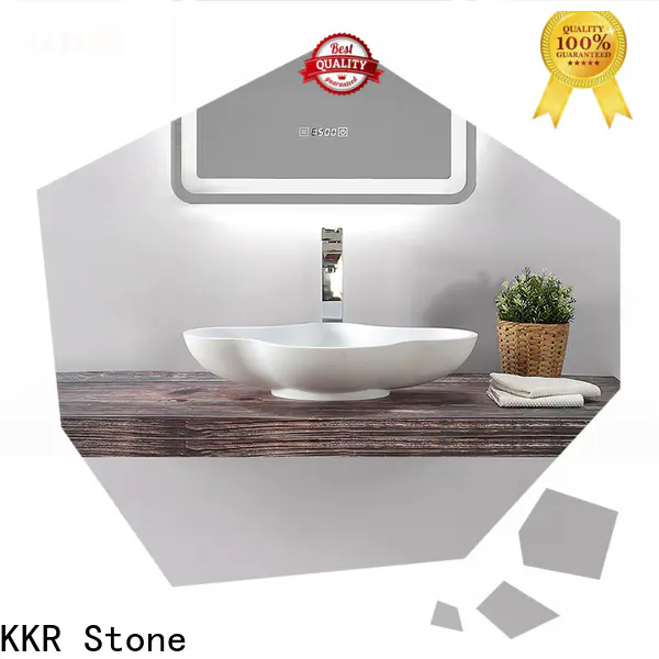 KKR Stone lassic style undermount kitchen sink supply for school building