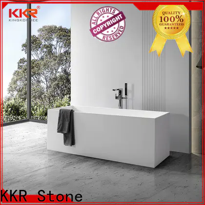 KKR Stone free standing tub  manufacturer for bathroom