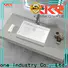 KKR Stone countertop basin custom-design for school building