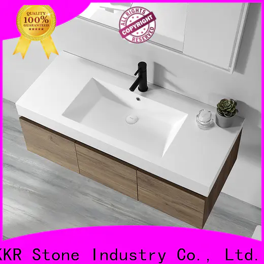 KKR Stone bathroom vanity with sink supply for worktops