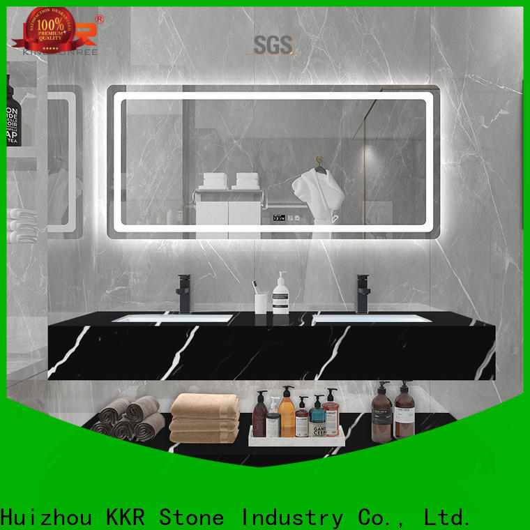KKR Stone modern solid surface basin in good performance for school building