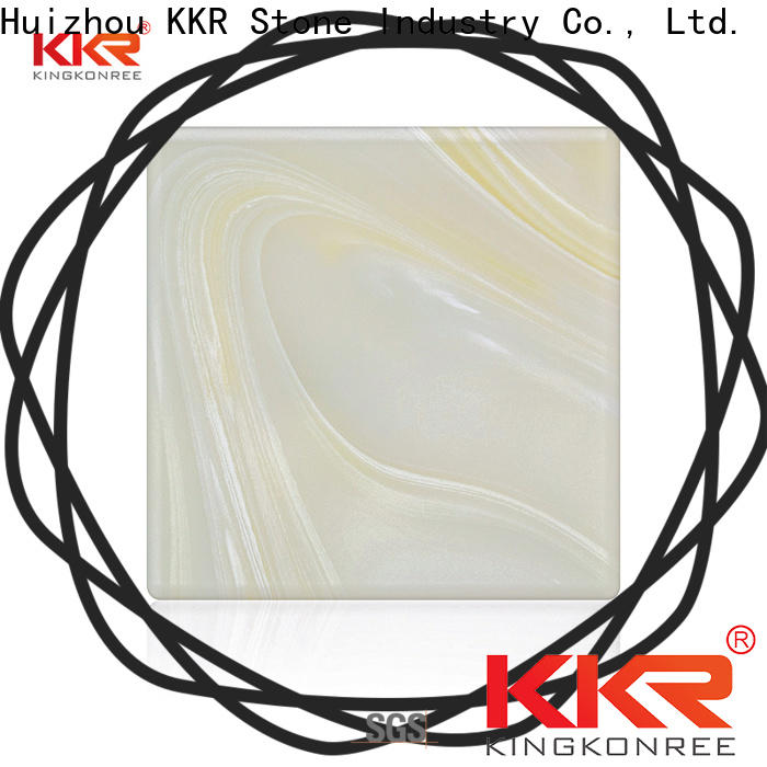 KKR Stone quality translucent resin panel factory price for early education
