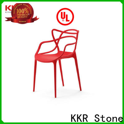 KKR Stone beautiful plastic dining chairs price for outdoor