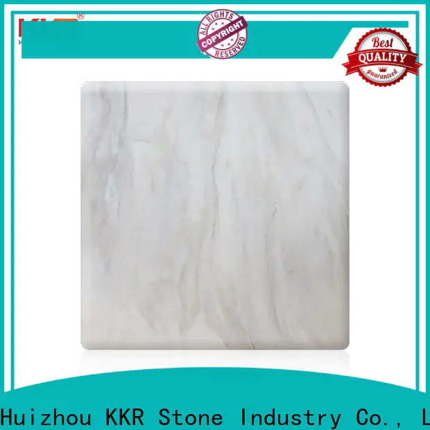 KKR Stone radiation free veining pattern solid surface in good performance for home