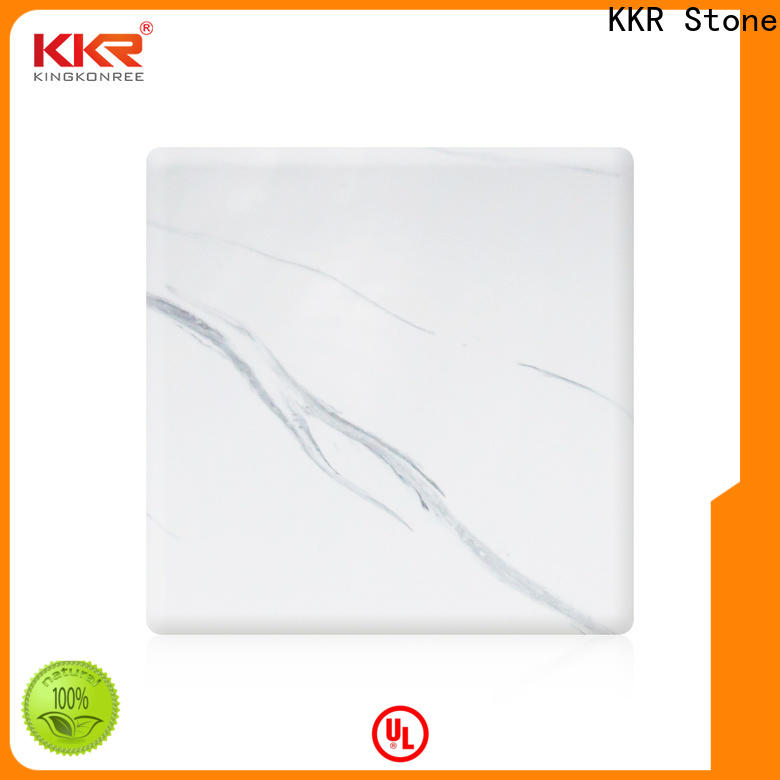 KKR Stone decorative corian solid surface sheet effectively furniture set