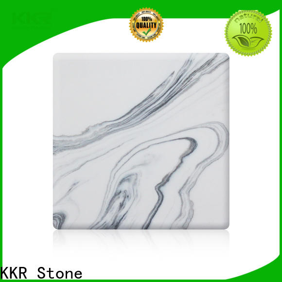 KKR Stone pollution free solid surface slab vendor for home