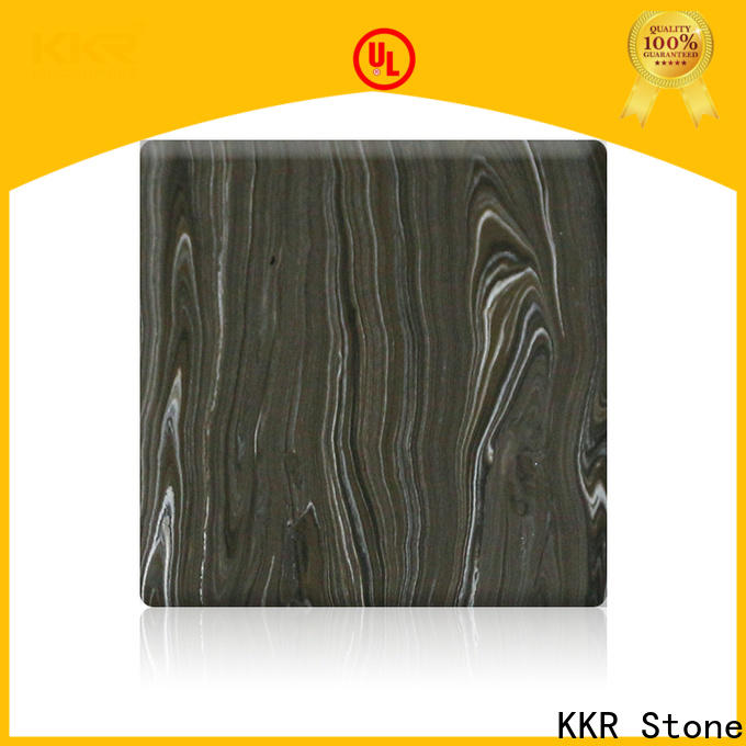 KKR Stone decorative marble solid surface factory for garden table