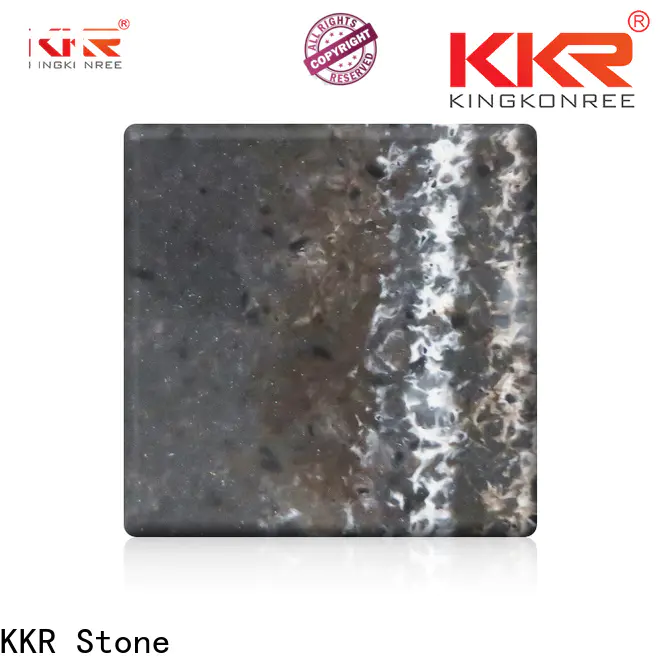 KKR Stone white marble solid surface vendor for school building