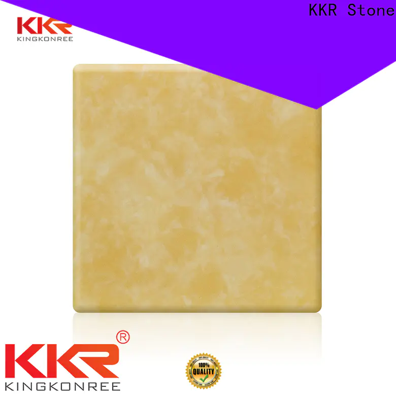 KKR Stone non-polluting translucent stone panel from China for entertainment