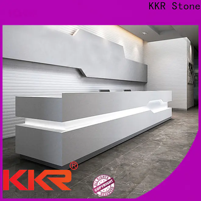 KKR Stone specialshaped acrylic solid surface worktops bulk production for entertainment