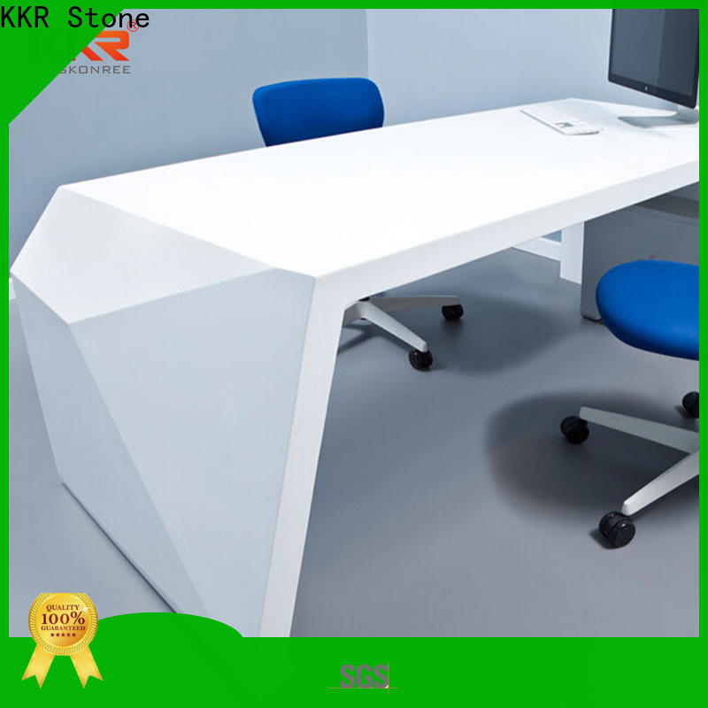 modified acrylic solid surface desk meeting widely-use for early education