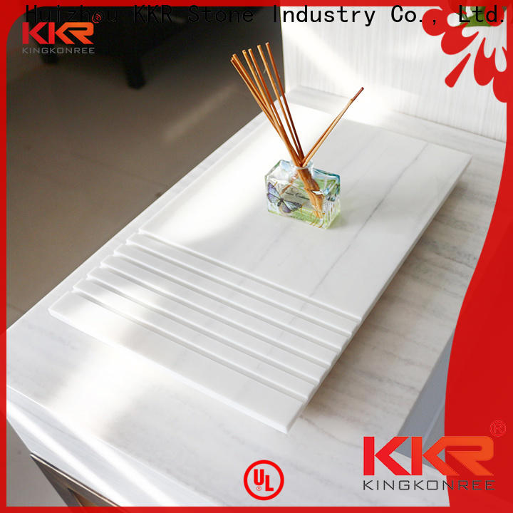 KKR Solid Surface acrylic bathroom shelf supply bulk buy