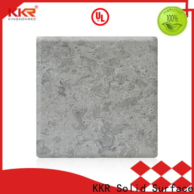 KKR Solid Surface texture pattern solid surface manufacturer for promotion